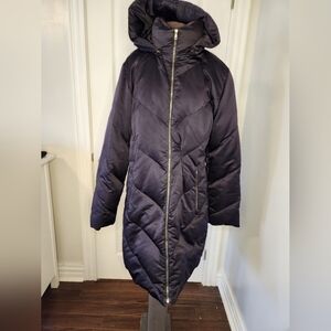 Older Style Women's Moncler Navy Down Filled Jacket Size 1